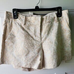 LC Lauren Conrad Tan and Gold shorts - Size 10 (medium) - Slightly Used
